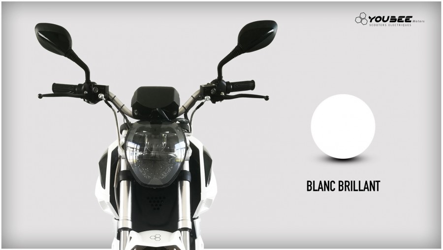 Moto électrique YOUBEE MOTORS EGHOST 125 BLANC
